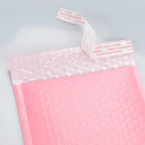 Borse di stoccaggio 10pcs Busta a bolle rosa Mailer auto sigillo imbottiti con pacchetti regalo per spedizioni per spedizioni