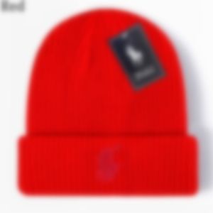 Nuovo design Designer Beanie Classic Letter Capone in cofano a maglia per maschi Womens Autunno inverno caldo ricamo di lana spessa cappello freddo Pol Couple Fashion Cappelli da strada L P1