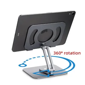 Stands Kimdoole Metal Tablet Stand Holder Portable Flexible Foldable Support forAir Pro 12 Pad Kindle Accessories