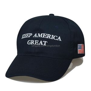 Party Hats 2024 Donald Trump Cap Camouflage Baseball Caps Make America Great Again Us Presidential Election Hat 3D Embroidery Drop Del Dhmix