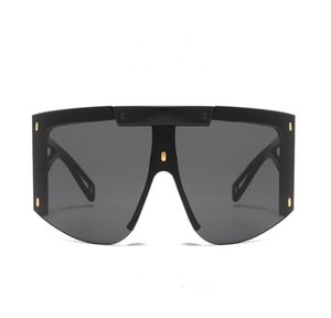 Sonnenbrille Mode Frauen großer Rahmen UV400 Stilvoller Outdoor -Händler Fahrt Sonnenbrasssunglasse 5240071