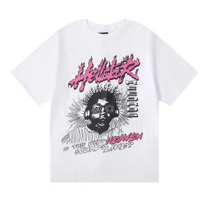 Рубашка Hellstar Летняя новая дизайнерская футболка мужская женская стиля дышащие удобные хип-хоп