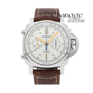 Orologi di alta qualità subacqueo meccanico meccanico luminoso penerei luminoso 1950 pcy 3 giorni Chrono flyback auto in acciaio uomini guardano pam 654