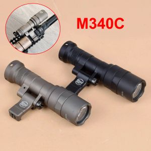 Scopes Tactical SF Offset M300 Upgrade M340C AirSoft Armas Gun Lantelha para Rifle AR15 M4 FIT 20mm Rail Hunting Lantena Torch