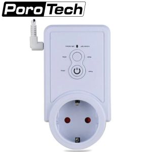 Plugs GSM Power Plug Socket With Temperature Sensor Intelligent Temperature Russian/English SMS Remote Control Smart Switch Outlet