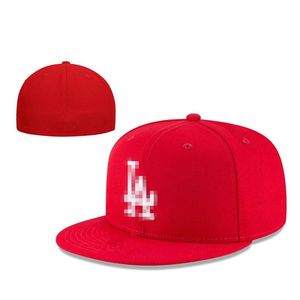 Ballkappen Drop echte Originalanpassungsflache Billhats True Fit Hip Hop Trucker Baskball Buchstabe für Männer Frauen FL geschlossene Größe Lieferung DH3AU