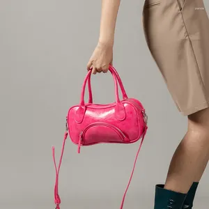 Bolsas de ombro PU couro crossbody for Women 2024 Small Bag Design simples Bolsas de viagem feminina e bolsas femininas