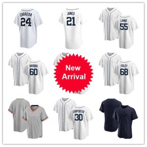 Detroit Custom Tigers Baseball Jerseys 8 Matt Vierling 17 Andrew Chafin 49 Alex Faedo 9 Jack Flaherty 68 Jason Foley 87 Tyler Holton