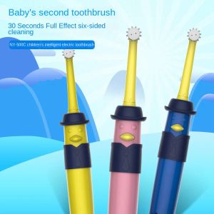 spazzolino da denti per bambini spazzolino da denti con rotazione a 360 gradi per bambini spazzolino a setola morbida spazzolino da denti