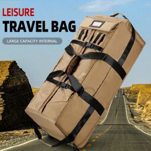 荷物折りたたみ式車輪付きバッグ大容量旅行ハンドバッグユニセックスユニバーサルトラベルバッグ