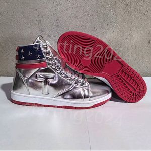 T Trump Basketball Casual Shoes The Never Surrender High-Tops Designer 1 TS Running Gold Custom Men Outdo Sneakers Comft SPT Trendy Lace-up 36-46 T22
