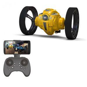 RC -bil med kamera 20MP hoppande sumo WiFi Bounce Peg SJ88 4CH 24GHz flexibla hjul Remote Control FSWB 240408