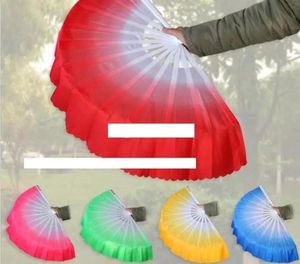 Cinese Dance Belly Dance Fan Kung Fu Tai Chi Practice Chinese Indian Performance Big Silk Veil Fan Wedding Party Gift3266907