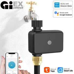 Control Smart Watering Timer IP55 Bluetooth WIFI Garden Automatic Irrigation System Drip Sprinkler Controller Valve Smart Life Tuya