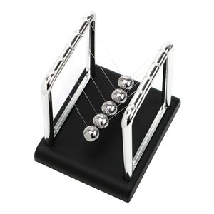 Metal Pendulum Ball Desk Table Decor Physics Science Ton Steel Balance Tons Cradle 240418