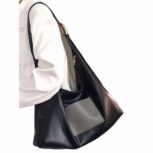 Haex Vintage Women Tote Bags Fi PU Большая емкость Crossbody Sacks Корейские стиль повседневная коммутация Bolso Mujer Shoppers W3IH#