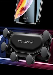 Universal Gravity Car Phone Holder Air Vent Mount Clip Support Smartphone Voiture 360 Telefoonhouder Auto Suporte Celular Carro8545974