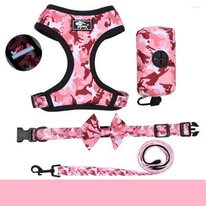 Dog Collars Small And Medium Dogs Collar Leash Breathable Vest-style Leashes Perro Tag Coleira Cachorro Chien Hondenriem Chihuahua