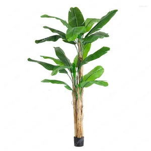 Simulazione di fiori decorativi banana albero di alto grado di alto grado vegetale verde centro commerciale decorazione interni grandi alberi finti ornamenti