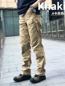 Men's Pants Quick drying pants for mens tactical pants ultra-thin breathable military fan pants training pants outdoor work pants Y240422