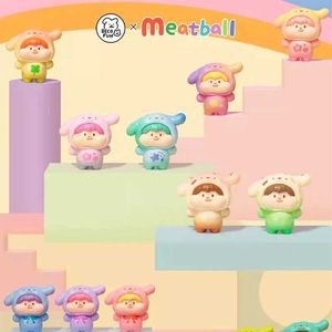 Blind Box Meatball Marshmallow Puppy Series Mini Doll Blind Box Toys Surprise Bag Kawaii Anime Figure Desktop Ornaments Gift Collection Y240422