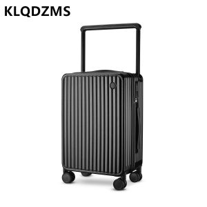 Luggage KLQDZMS 20"24" Inch New Men and Women Largecapacity Boarding Boxes Silent Universal Wheel Suitcase Rolling Hand Luggage