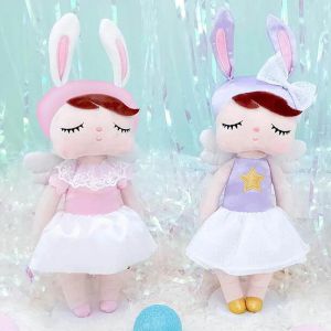 Bambole Nuovo simpatico Metoo Rabbit Angela Dolls Dolls Bunny Baby Pimbole Animal Kawaii per bambini Soft Plush Phlush Christmas Christmas