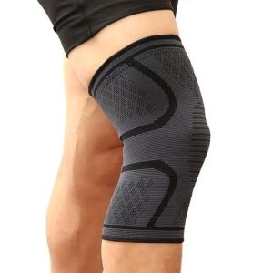 Aquecedores 1Pair Nylon Elastic Sports Knee Pads Brace Brace Brace Running Fitness CHING CYCLING LENTE TAMANHO: XL