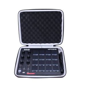 Bags Ltgem eva Hard Case für Akai Professional MPD218 Ultra tragbarer USB -Bus mit 16 Pad USB Midi Pad Controller