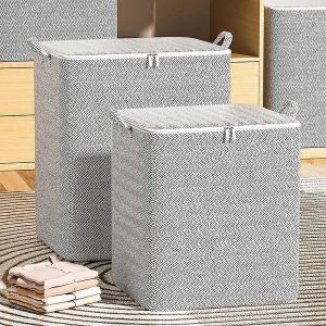 Bags Storage Bins With Lids Closet Organizers Space Saving Moving Quilt Storage Basket Travel LargeCapacity Clothing Storage Bag