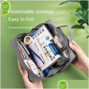 Storage Baskets Small Medicine Box Organizer Sack Emergency Medical Case Outdoor Aid Kit Portable Travel Supplies Tool For Kid Picni Dhrie