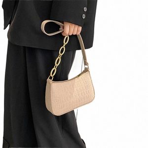 Lady Felt armhålor Design Luxury Tote släppte FI Ladies Handbag under Crescent Small Square Bag 03om#