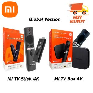 Control Global Version Xiaomi Mi TV Box 2nd Gen/TV stick 4K Ultra HD Google TV 2GB 8GB Dolby Vision HDR10+ Google Assistant Smart Mi Box