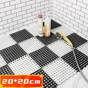 Bath Mats Waterproof Antiskid Spliceable Fashion Bathroom Shelves Accessories Hollow Floor Shower Drain Gang Utilidades Para Banheiro