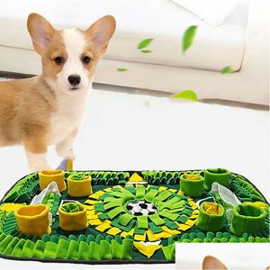 Dog Toys Tuggar över gränsen till husdjur Matkudde Cat Training Lell Self Hi Puzzle Toy Supplies Drop Delivery Home Garden Dhszw