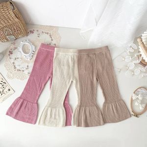 Pantaloni per bambini pantaloni di bagliori primaverili estivi ragazze allungare abiti da ragazza del bambino per bambini.