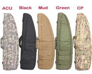 Stuffsäckar 118 cm Militära tillbehör Taktisk jaktpåse Shooting Sniper Rifle Case Gun Carry Molle Pouch för Fishing Camping9354315