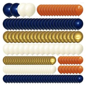 Party Decoration Gold Navy Blue Decorations Ivory Dark Balloon Garland Kit Latex Orange Boys