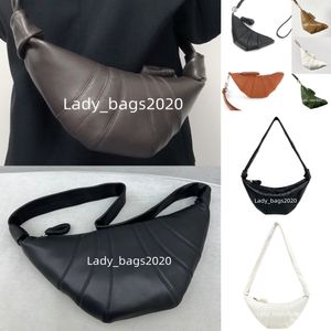 Lemaire Croissant Bag Lema Coin Purse Necklace Keychain Mini Luxury Designer 비스듬한 만두 작은 진짜 부드러운 가죽 크로스 바디 겨드랑이 가방 지갑