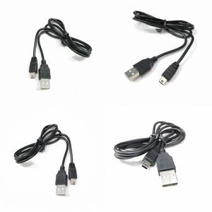 Andra A/V -tillbehör 1M Mini USB Charger Power Laddningstrådsladd för PlayStation DualShock 3 PS3 Trådlös styrenhet Drop Delivery E DH1LY