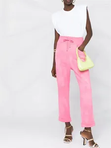 Frauenhose 2024 Spring Mode bestickte Hosen Baumwollkleidung Verkauf Y2K