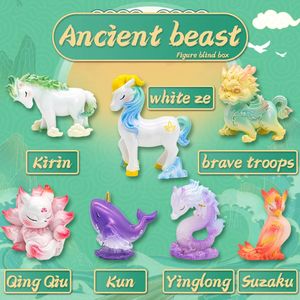 Chinas Ancient Bestia Besta Besta Besta Qualia Tsubomi Figure Fox Figure Cine Toys Interessante Decorazione Mystery Birthday Gift 240416