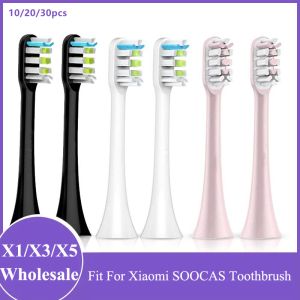 Głowy zastępcza głowica szczoteczki do zębów do Xiaomi Soocas x5 x3 x3 x3U Soocare Sonic Electric Tooth Brush DuPont Heads 10/20/30pcs