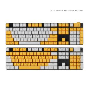 Acessórios OEM Keycaps Conjunto 104 Chave -chave Teclada Ergonomic Capinha