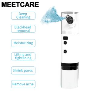 Scrubbers Electric Facial Pore Cleaner Home Small Bubble Acne Horn Sebum Blackhead Remover Vacuum Suction Pore Deep Cleaning Beauty Face