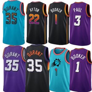 Uomini Basketball Jersey Devin Booker Kevin Durant Jusuf Nurkic Royce O'Neale Bradley Beal Eric Gordon Bol Bol Grayson Allen Josh Okogie Drew Eubanks Damion Lee Maglie