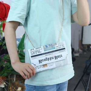 Shoulder Bags Spaper Modeling Purse Wallet All-match Mini Messenger Korean Handbag Women Crossbody Bag