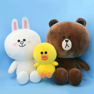 Dolls Kawaii Kpop Anime Image Teddy Bear Plush Toy Rabbit Chick Stuffed Doll Pillow Animal Room Decor Christmas Gift For Girlfriend