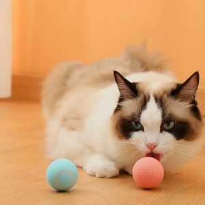 Игрушки Gravity Intelligent Rolling Ball Cat Toys USB Зарядка домашних животных шлифований зубы, устойчивые к укусам для домашних игрушек