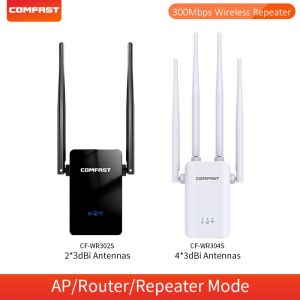 Yönlendiriciler 300Mbps WiFi Tekrarlayıcı WiFi 2.4GHz Repiter Extender Home Wi Fi Yönlendirici Anten Sinyali 11n Kablosuz WiFi Booster Aralık Amplifikatörü